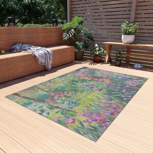 Monet's Garden Rug - Etsy