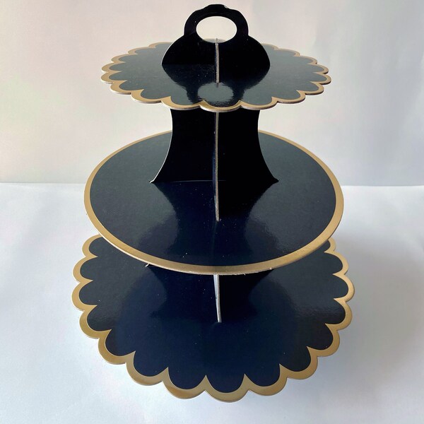 Black Cupcake Stand Etsy