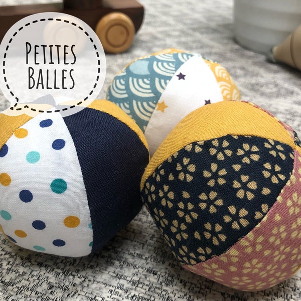 Lot de 2 balles en tissu