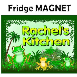 FROSCH FROSCH KühlschrankMAGNET personalisiert
