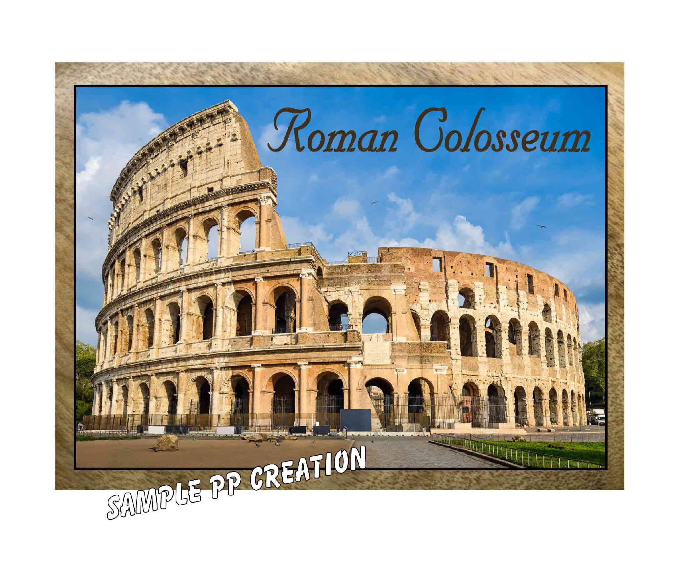 ROMAN COLOSSEUM ROME Photo Fridge Magnet 4.5 X 3.5 Inches Travel