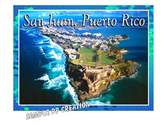 SAN JUAN Puerto Rico Photo Fridge Magnet 4.5 x 3.5 inches Travel