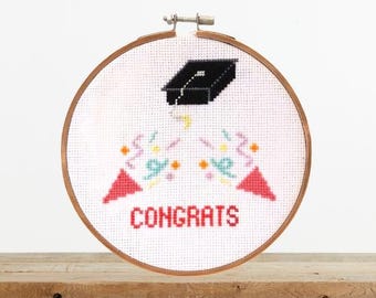 Kruissteekpatroon afstuderen