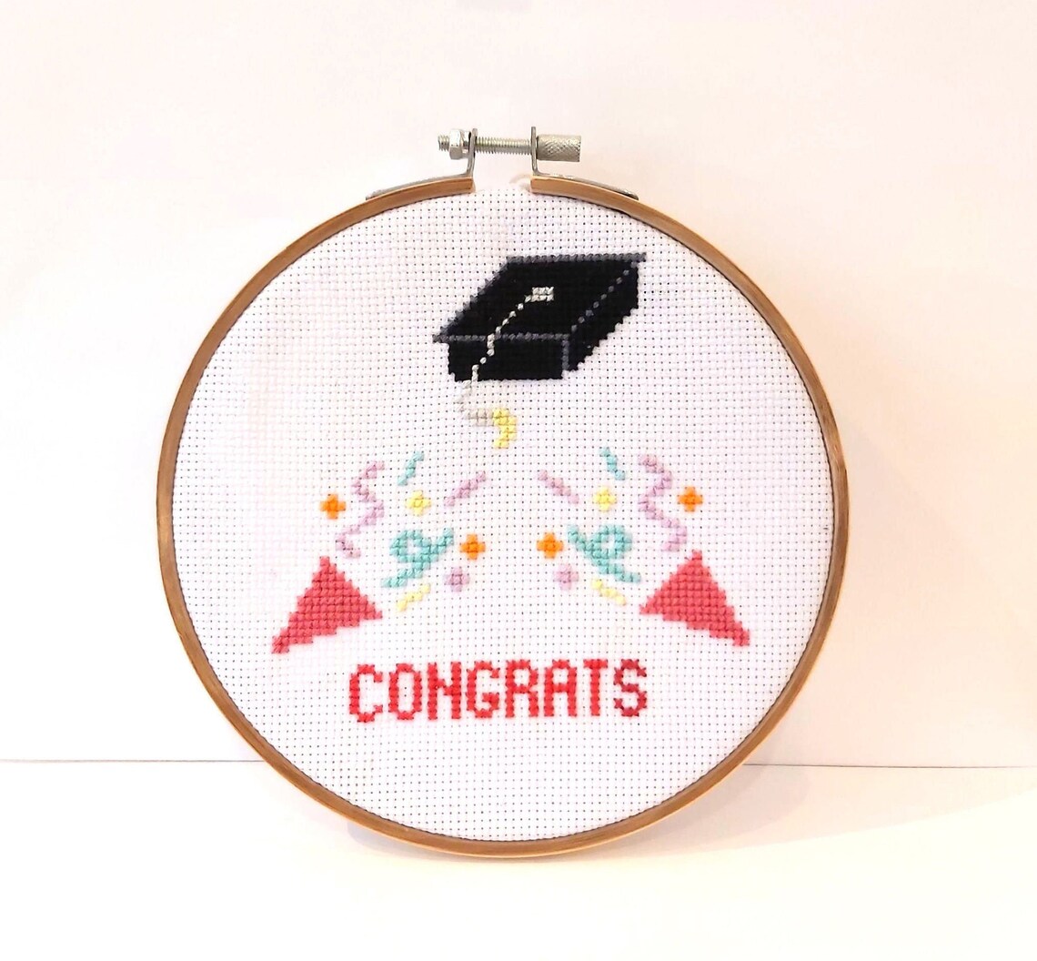 Graduation Cross Stitch Pattern Etsy.de