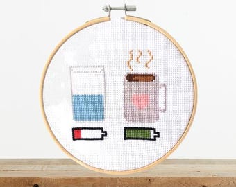 Coffee Lovers- kruissteekpatroon