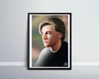 Fangirl | Etsy 1289 Leonardo Dicaprio Pillow Cover for