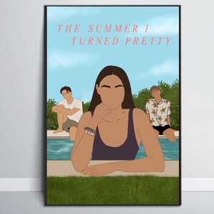 The Summer I Turned Pretty Lola Tung Belly Conrad Jeremiah Wall Art