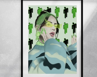 Mochila 3d Para Computadora Billie Eilish Rapper Peripheral | Cuotas sin interés