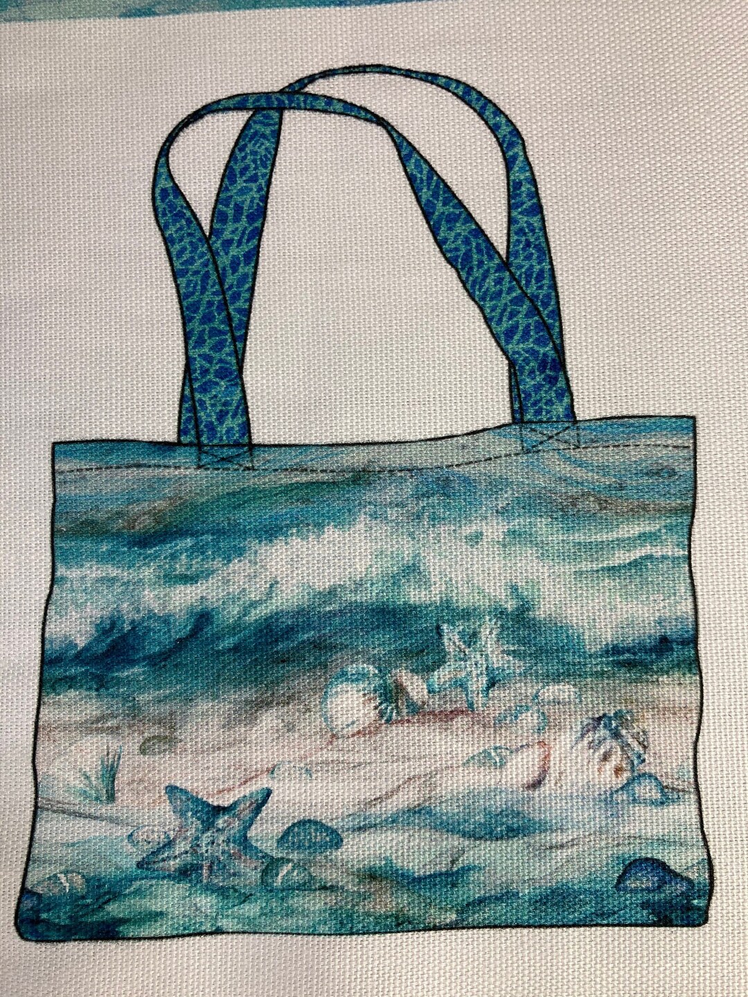 Beach Breeze Quilted Tote Bag GFTOHD7990 main image 0