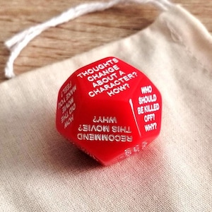 Jeu de dés personnalisé D12, brise-glace, jeu de table pour réception de mariage, jeu de société, enterrement de vie de jeune fille, Triva, JDN personnalisé, action ou vérité, fête des mères