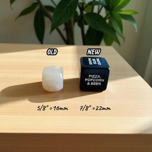 Custom Dice, Large 22mm Activity Dice: Personalized D6, Engrave on all 6 faces, Date Night image 3