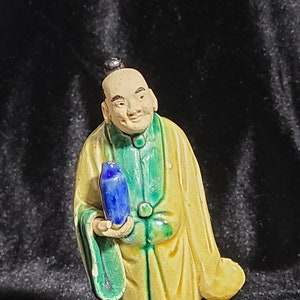 Antique circa 1890 - 1919 Chinese Shiwan Mudman
