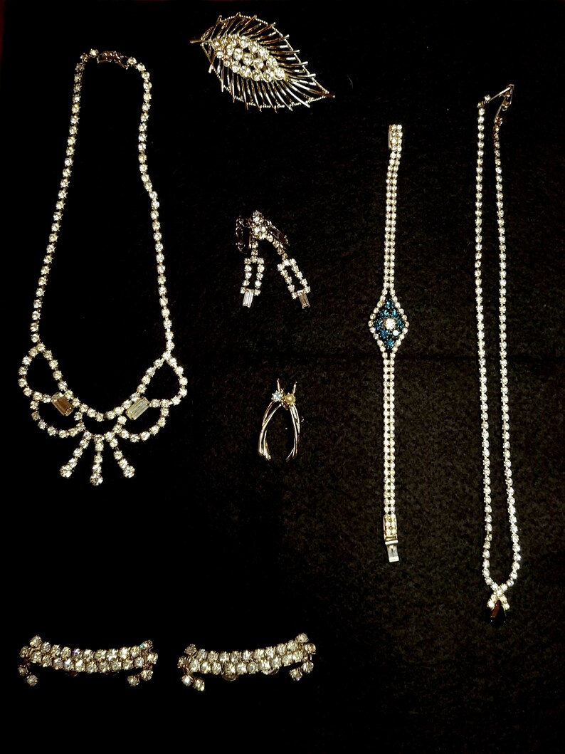 Antique and Vintage Costume Jewelry Set Etsy