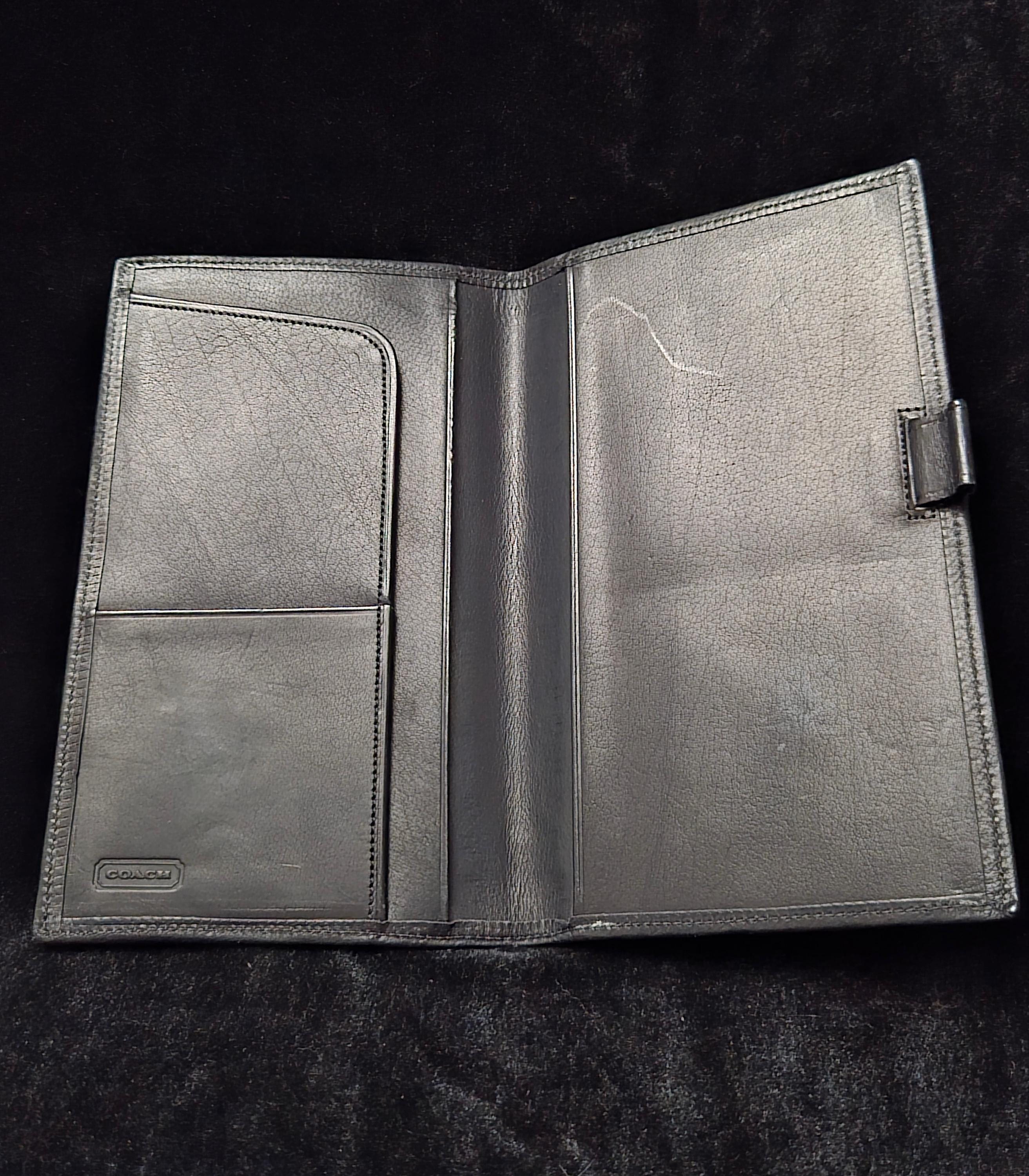 COACH Water Buffalo 長財布　ブラック Coach Water Buffalo Wallet - Etsy
