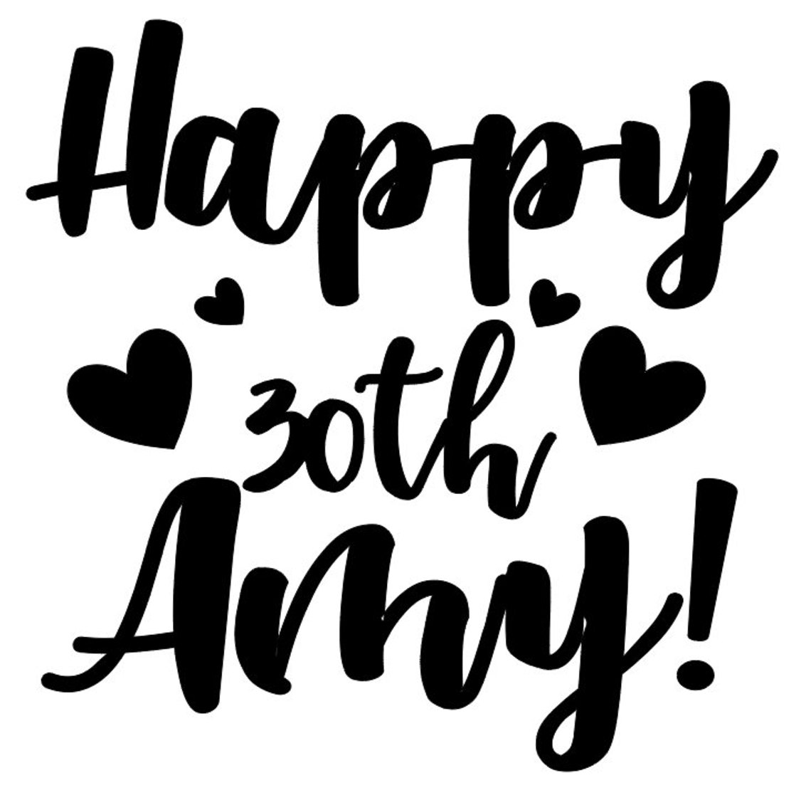 Happy birthday Vinyl Sticker / decorating gift boxes / Etsy