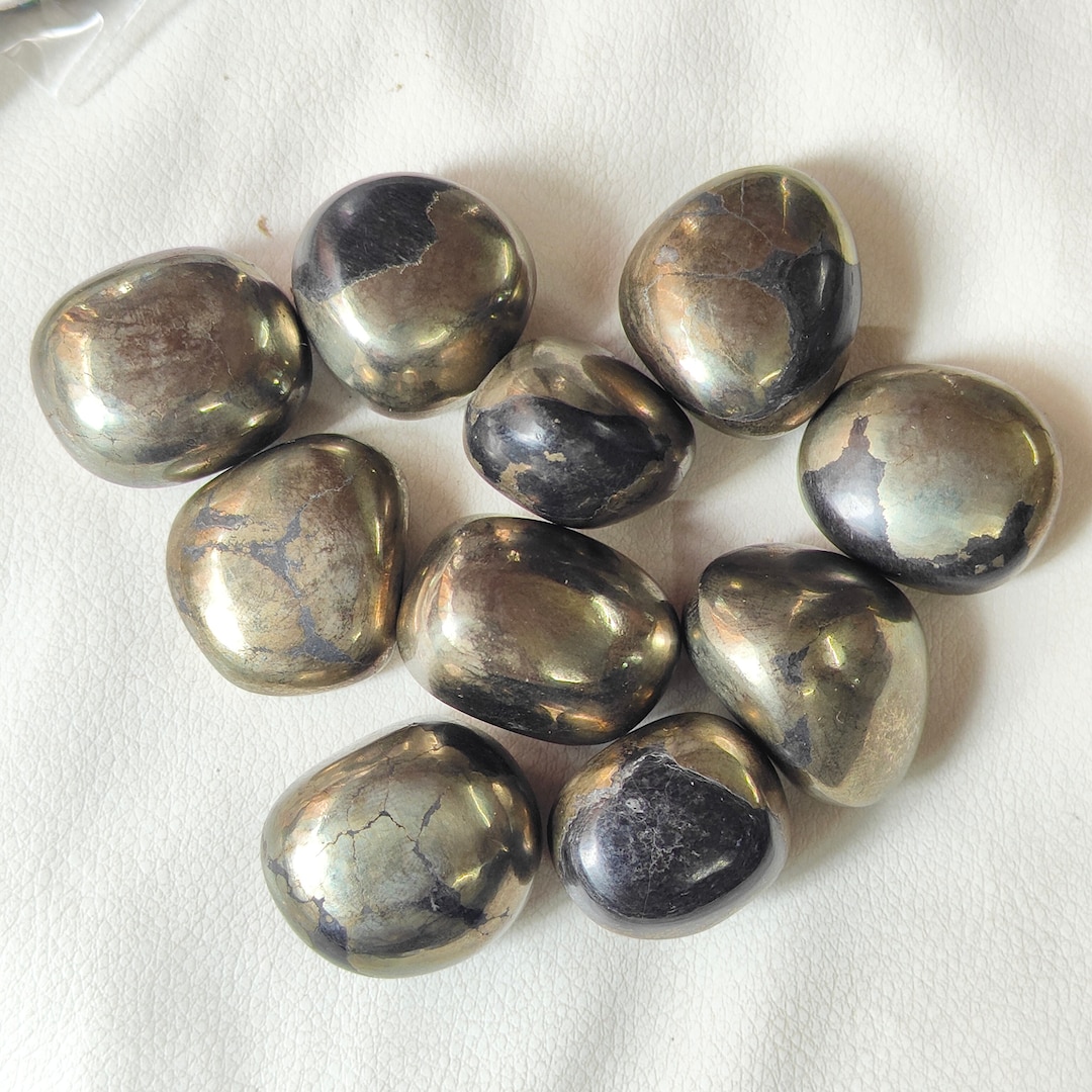 Apache Tumbled Gold Stone Wholesale Apache Gold Stone Lot Etsy