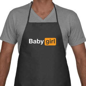 Baby Girl Porn Logo Due Grembiule Tascabile / Bikini Barista ...
