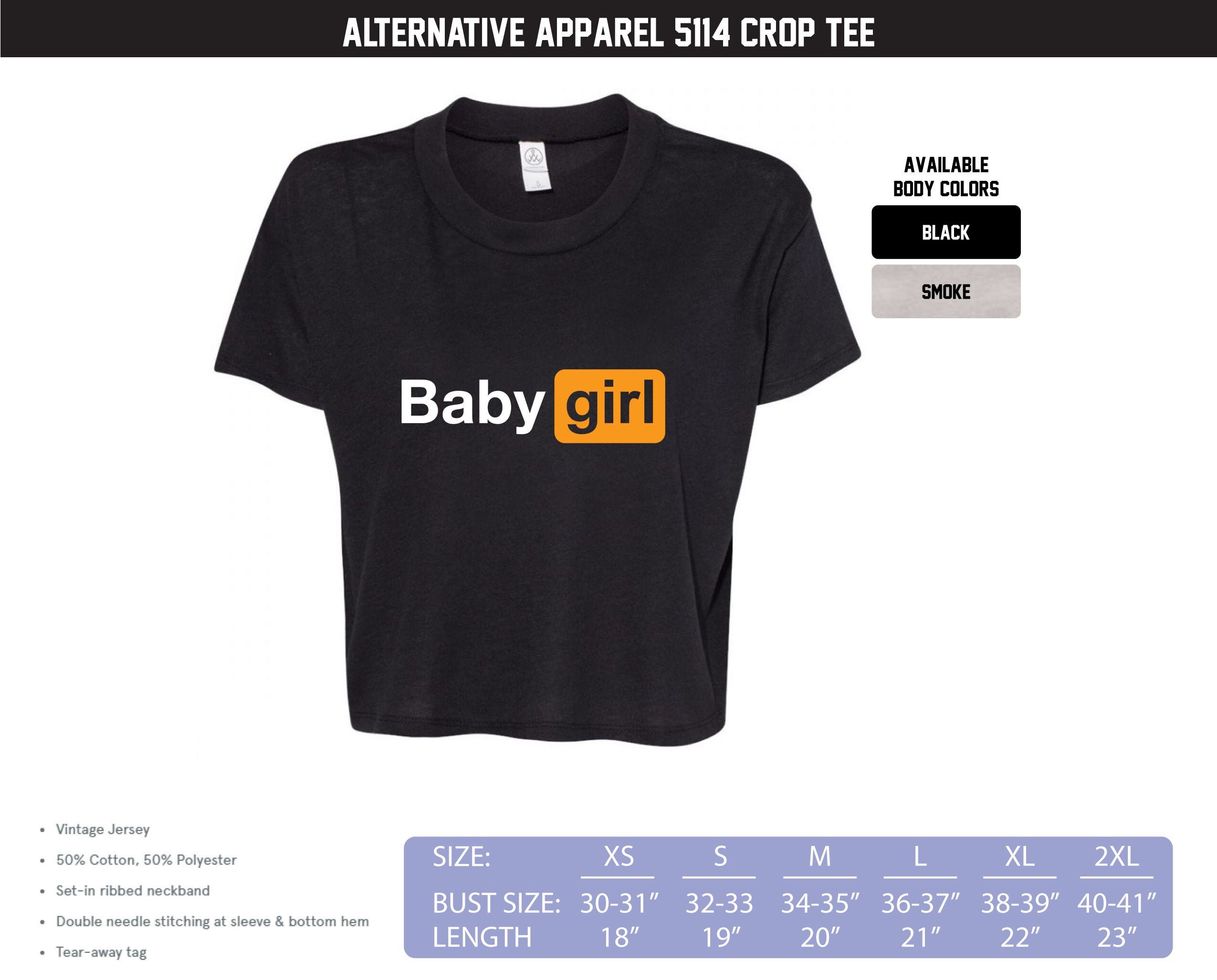 Small Size Girl - Baby Girl Porn Logo Small Circle Big Checks Crop Top T-shirt - Etsy Norway