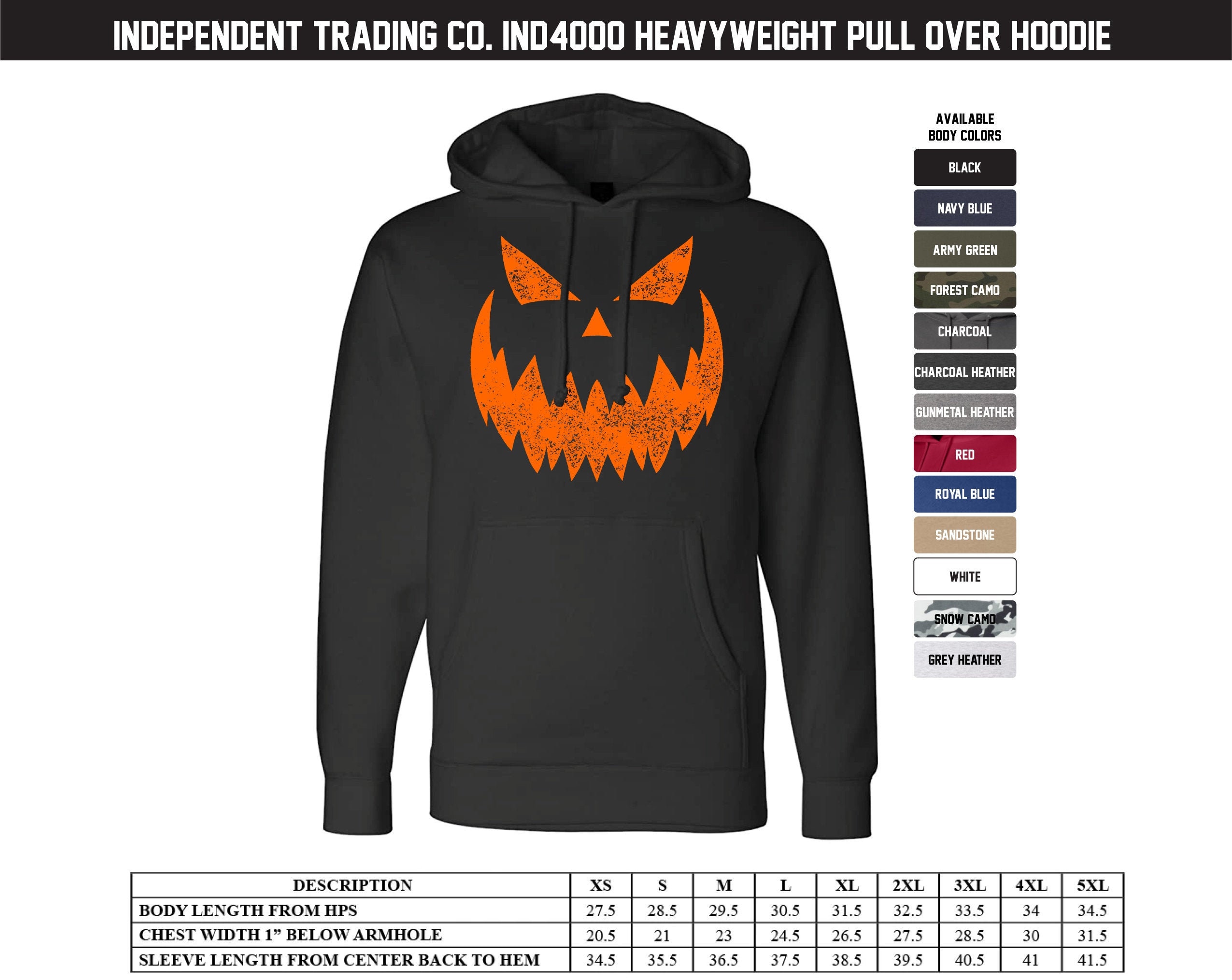 Halloween Monstrous Jack-O'-Lantern Sweatshirt - BLACK | Hot Topic