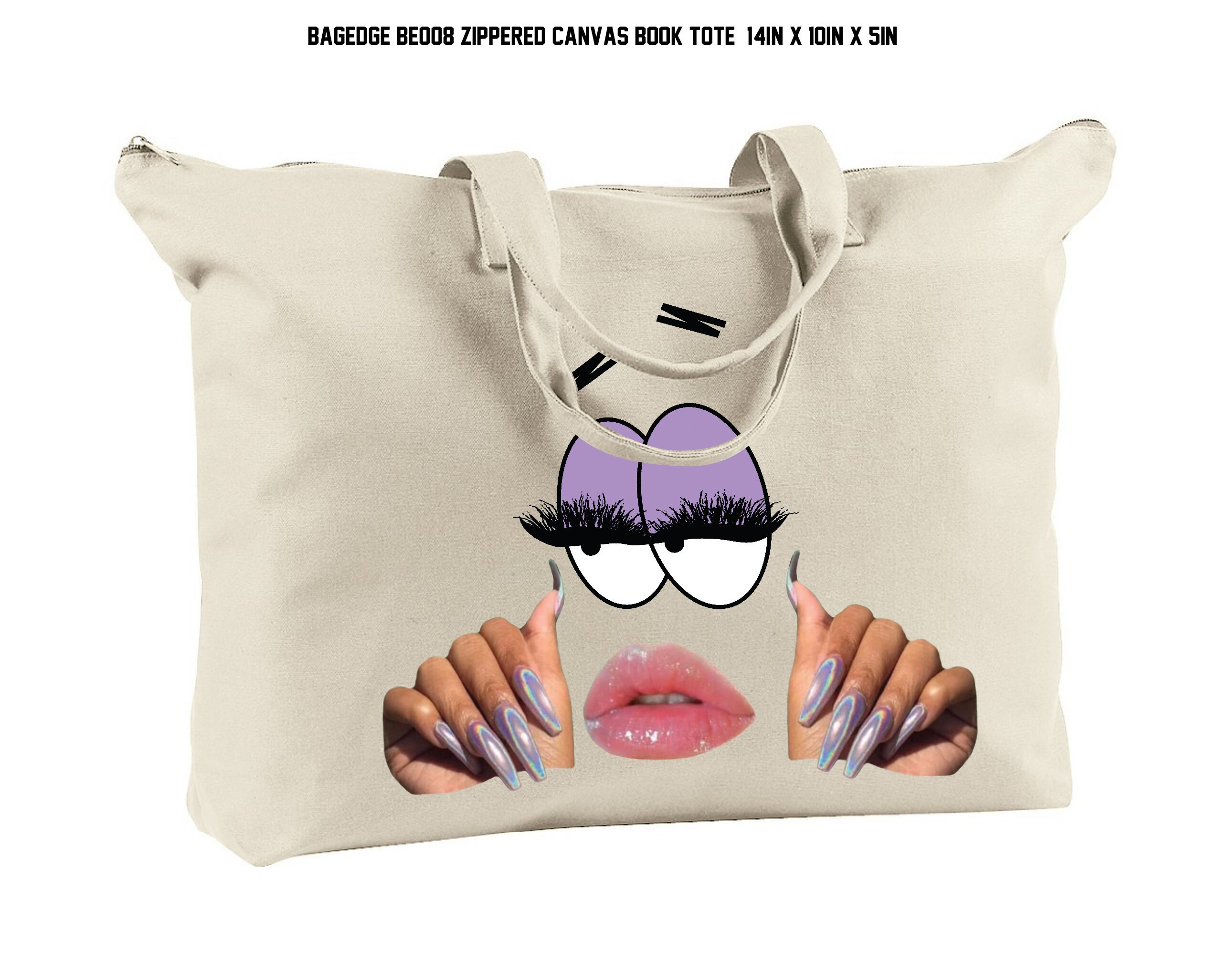 Bougie Patrick Meme Tote Bolsa / Lona con cremallera hombro | Etsy