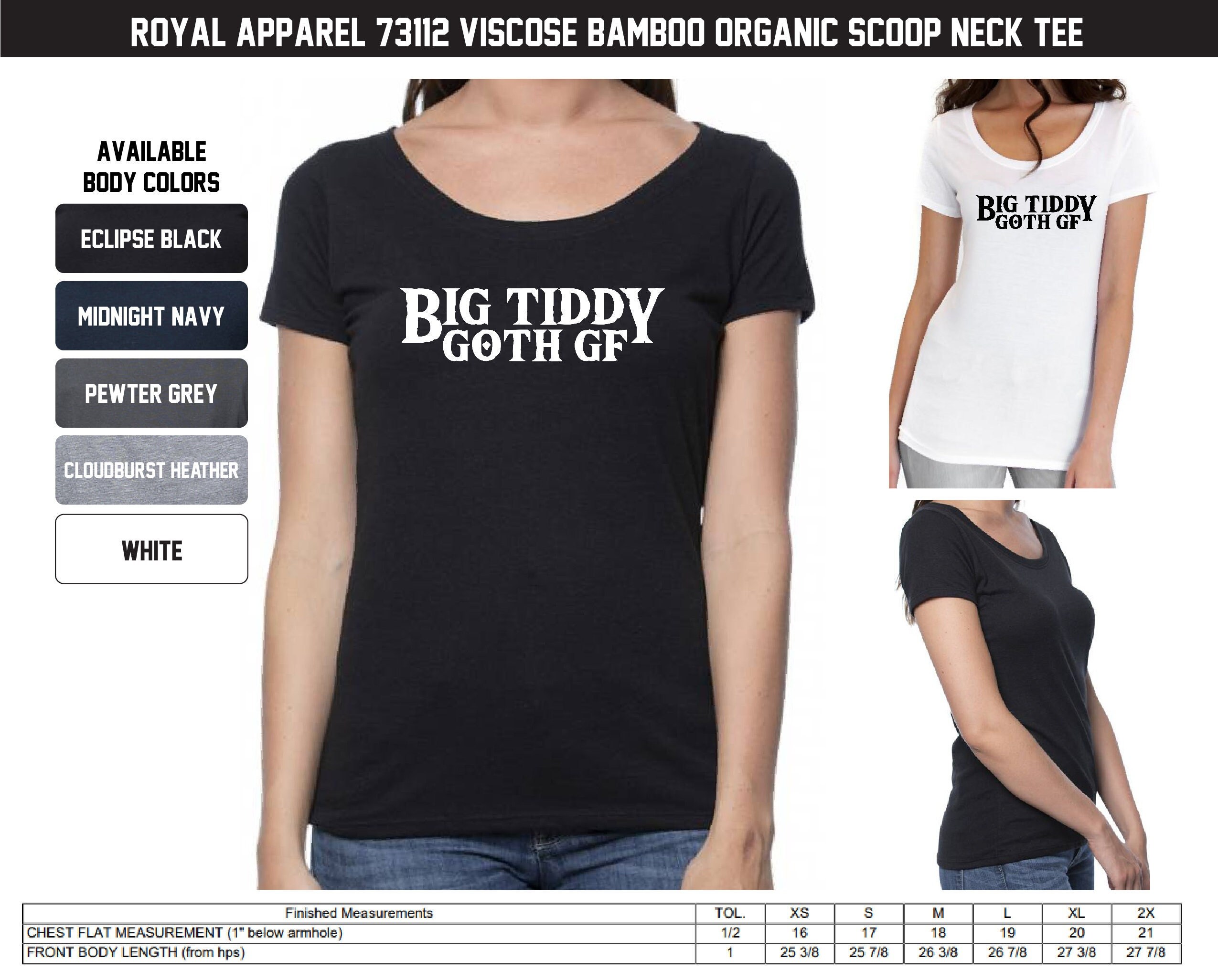 big tiddy goth gf shirt