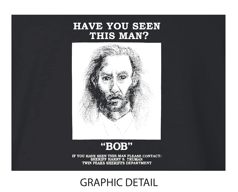 Have You Seen This Man Bob Twin Peaks Mugshot | Etsy