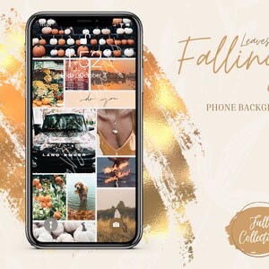 Leaves are Falling | FALL COLLECTION | Aesthetic Phone Wallpaper