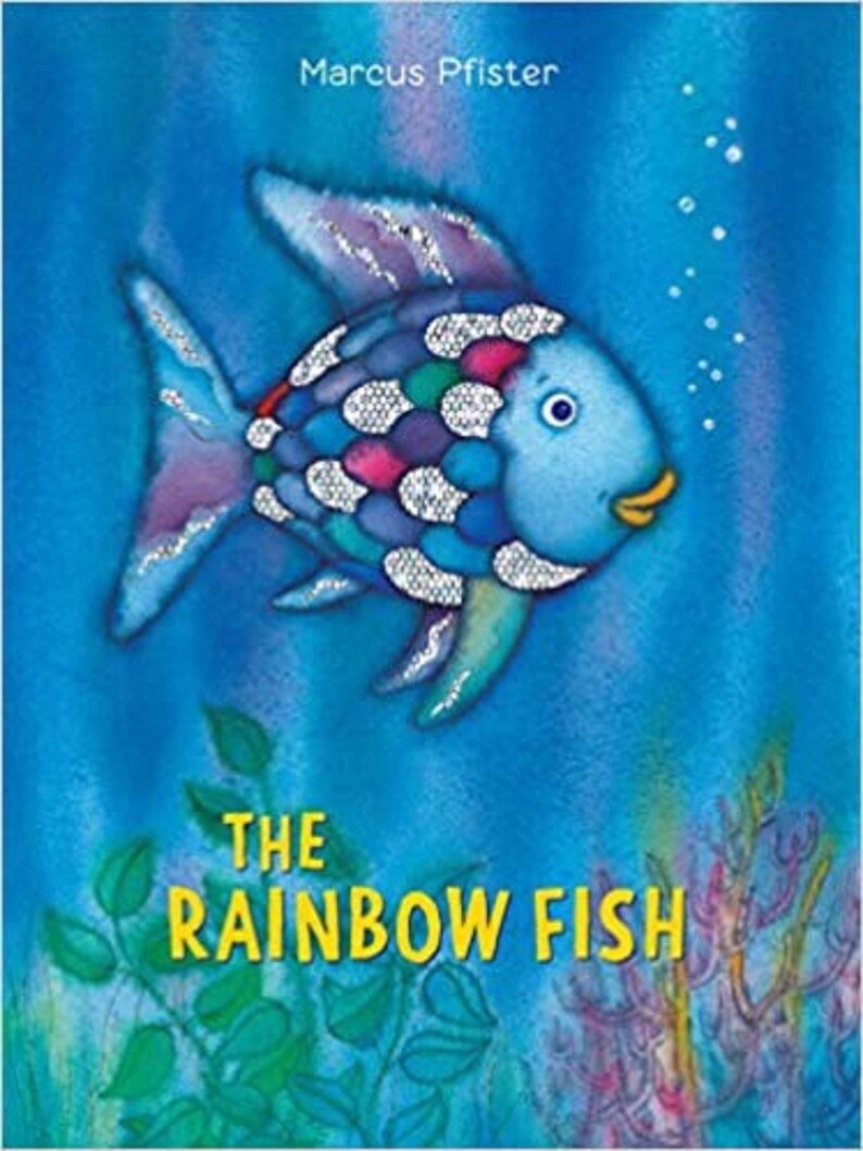 gifts for teachers kids books the rainbow fish glitter earrings