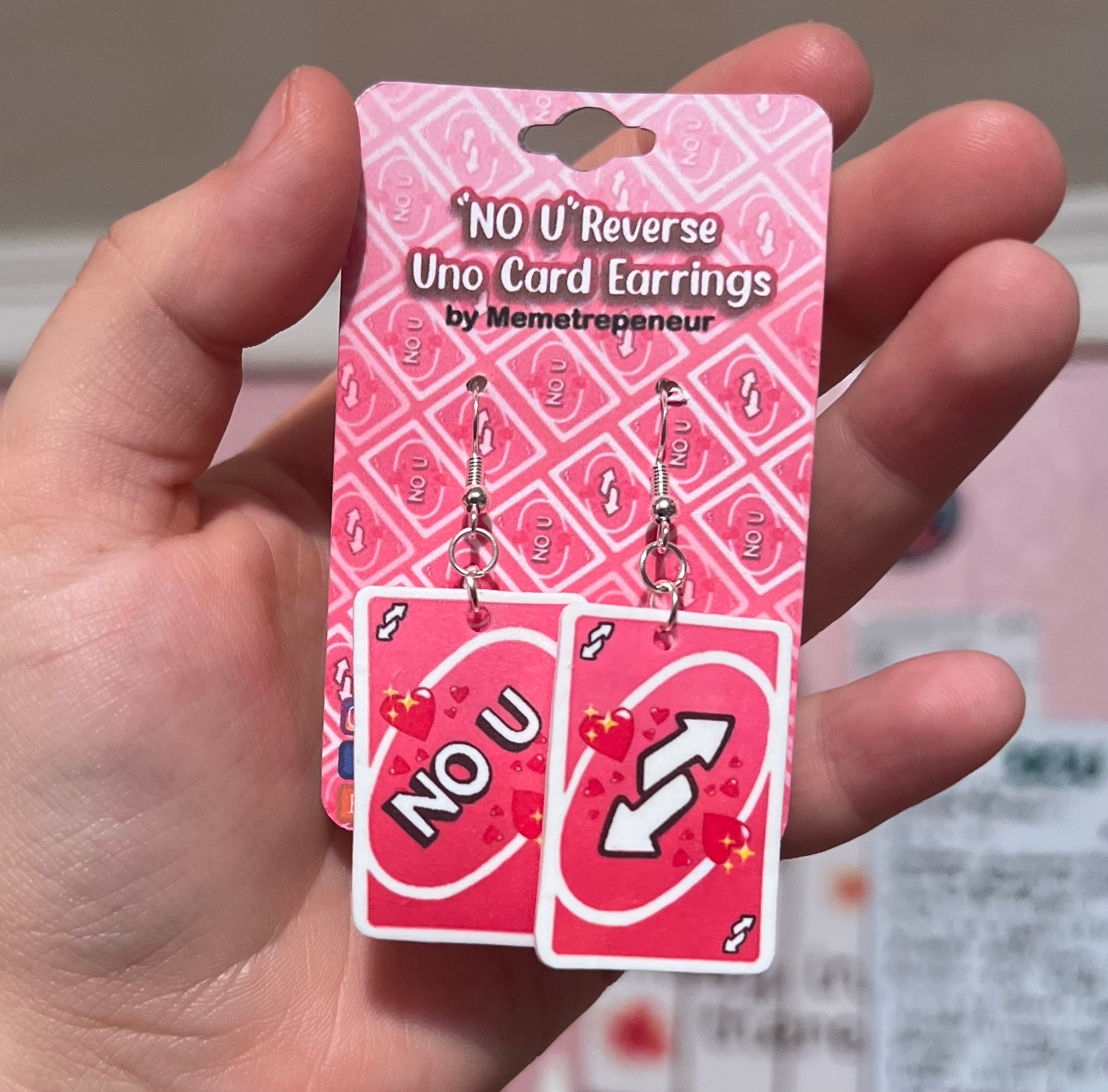 Pink Uno Reverse Card -  Hong Kong