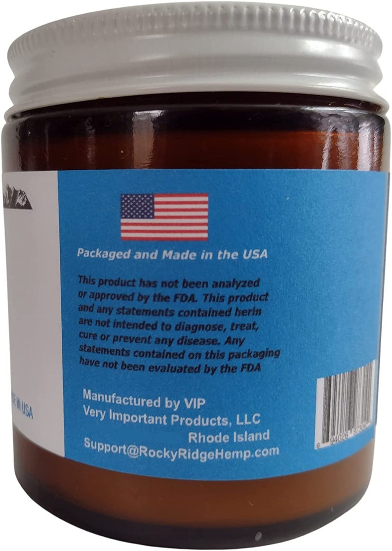 2000mg Organic Rocky Ridge Hemp Balm Extra Strength Nano Hemp Hemp