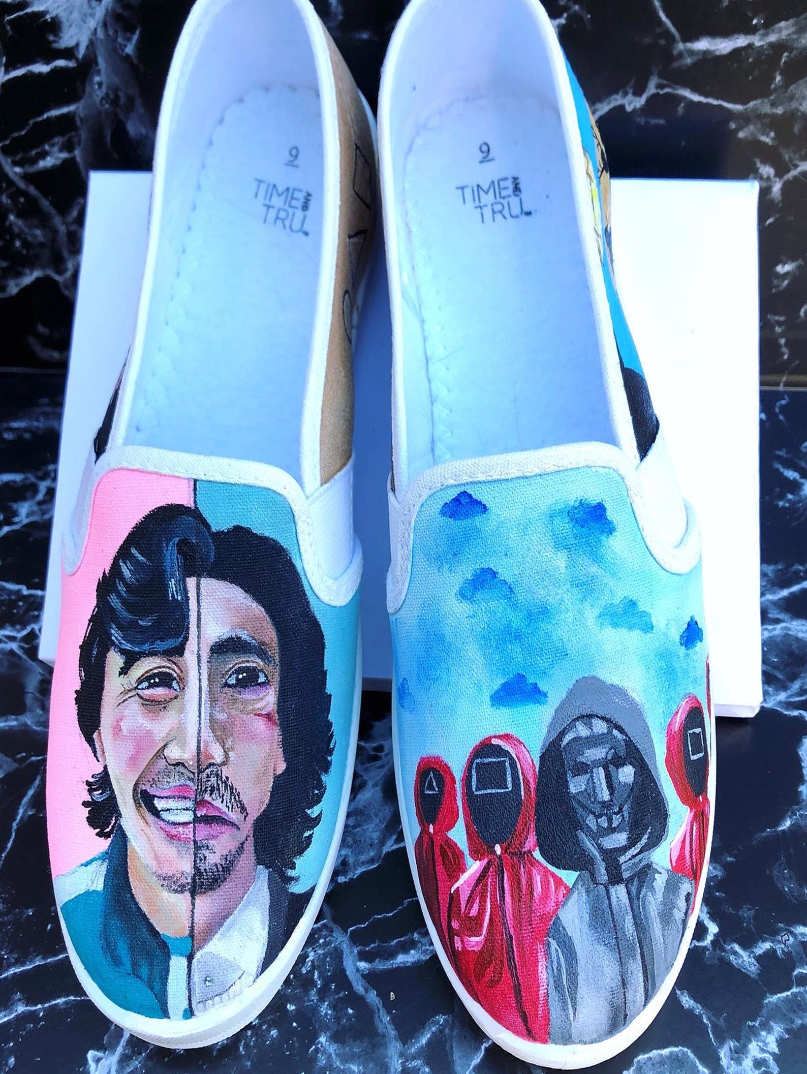 Squid Game Shoes Custom Painted EXAMPLE Etsy Australia