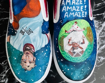 Project Hail Mary-Custom Painted Shoes EXAMPLE