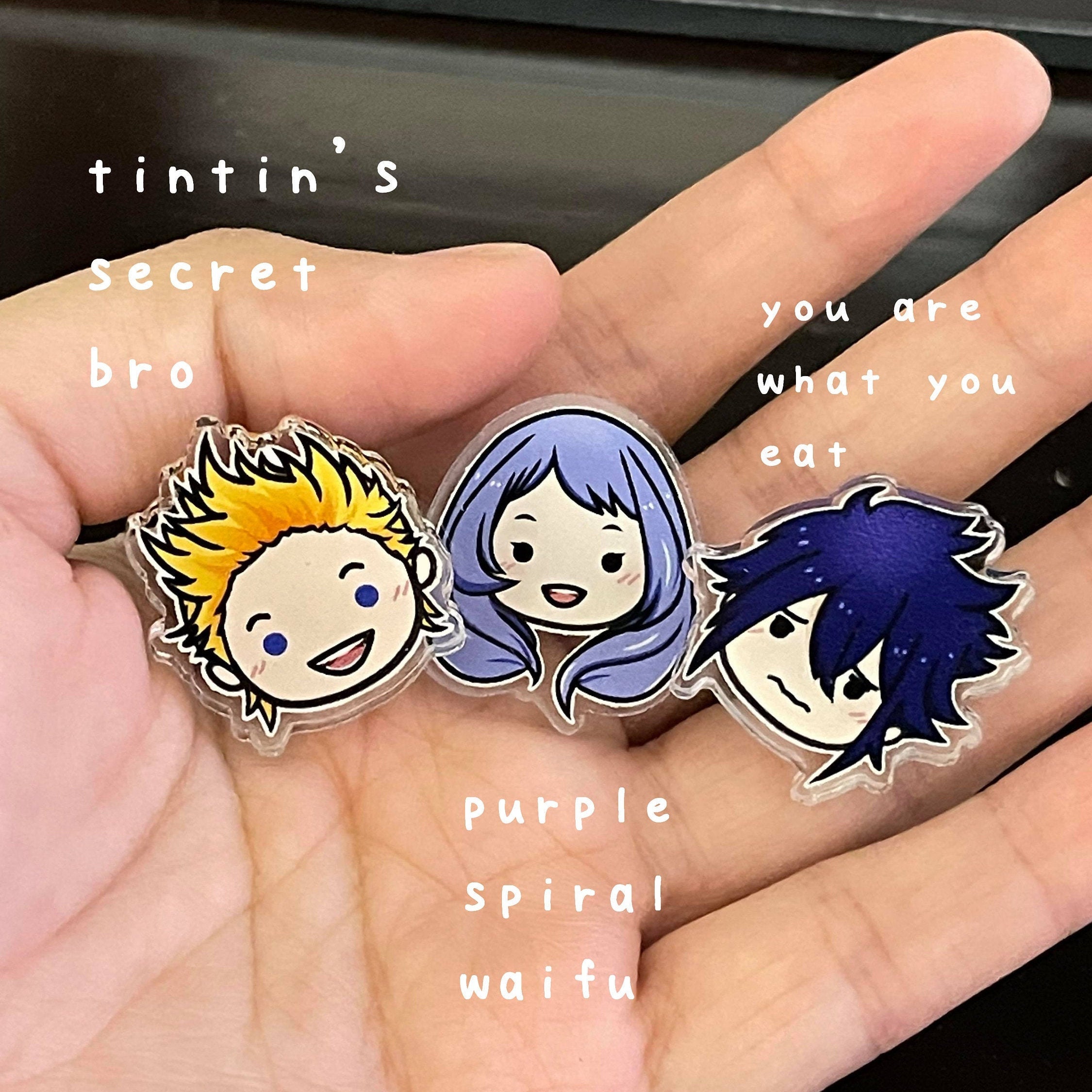 MHA acrylic pins Etsy