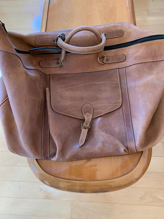Leather Duffel/Traveler’s Bag