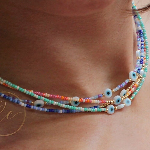 5 Pcs Evil Eye Safety Pin Four Leaf Clover Evil Eye Safety Etsy