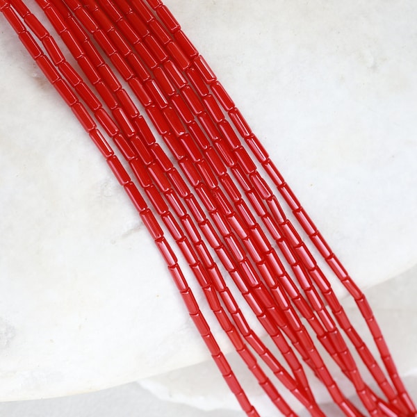Red Coral Beads - Etsy