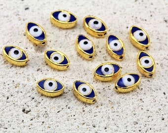 100pcs mix color evil eye Acrylic oval bead fit bracelet or necklace 10mm B45 100pcs mix color evil eye Acrylic oval bead fit bracelet or necklace 10mm B45
