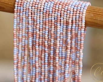 1 Meter Mix Multicolour Seed Bead Strands, 11/0 (2.2mm) Colorful Czech Seed Beads / GSB11-915