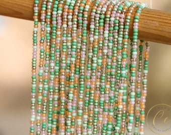 1 Meter Mix Multicolour Seed Bead Strands, 11/0 (2.2mm) Colorful Czech Seed Beads / GSB11-922
