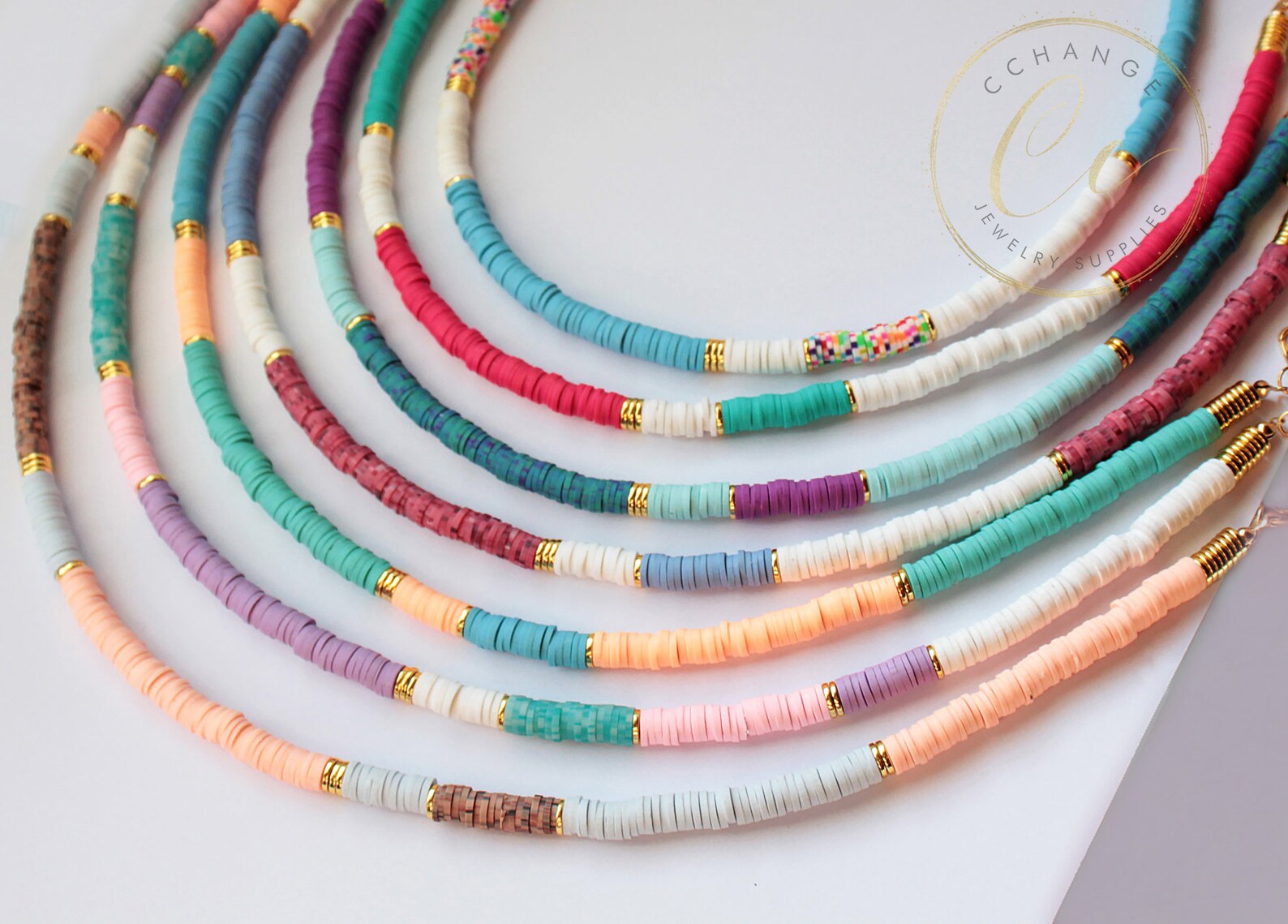 Heishi surfer necklace Clearance