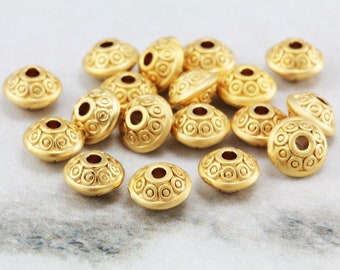 Grandi Perle Quadrate In Ottone Massiccio. 4 Mm. Perline Per Macramè. 20 Pezzi - Italia - Foto 12