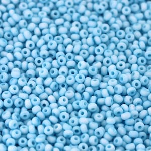 8-413, Miyuki 22g Op Turquoise Blue 8-413, Miyuki 22g Op Turquoise Blue