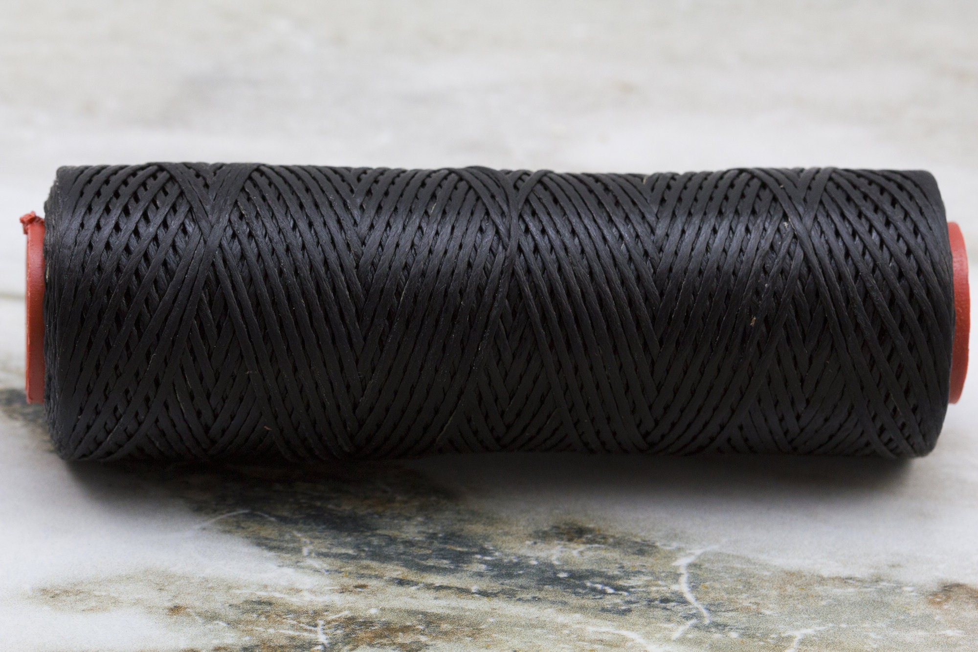 Black Wax Cord 1mm Waxed Macrame Cord Thread Beading Cord 1 Etsy