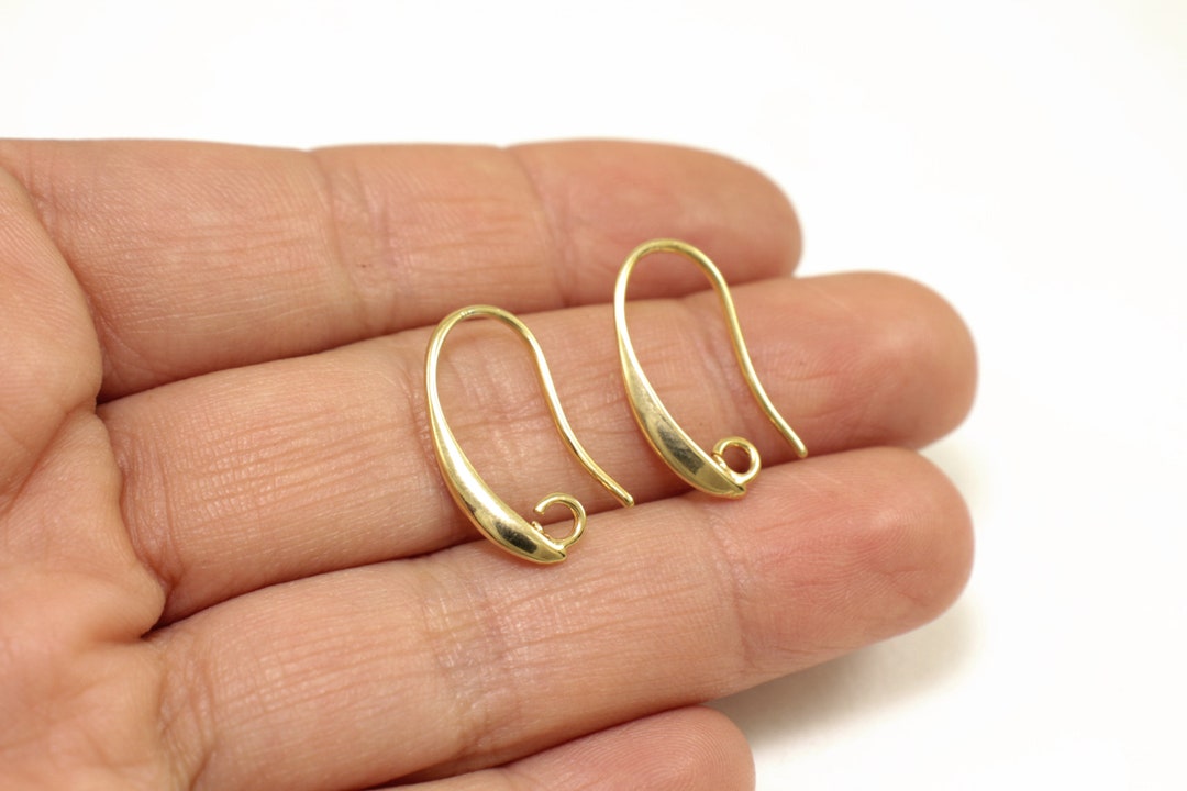 Ganchos Hipoalergénicos Para Aretes, 120 Piezas De Latón Con Palanca