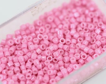 DB 1807, Rose Silk Satin Dyed - Miyuki Delica Beads - Size 11 - 5