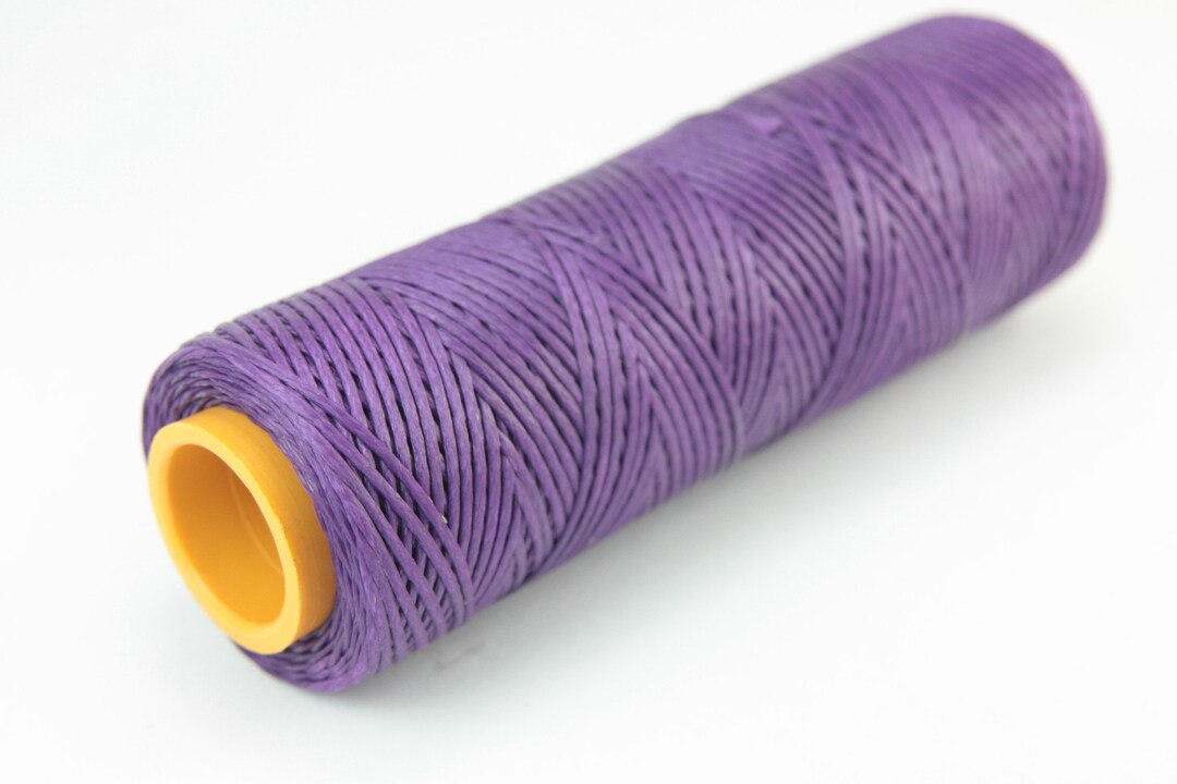 Purple Wax Cord, 1mm Waxed Macrame Cord Thread Beading Cord 1 Roll 100