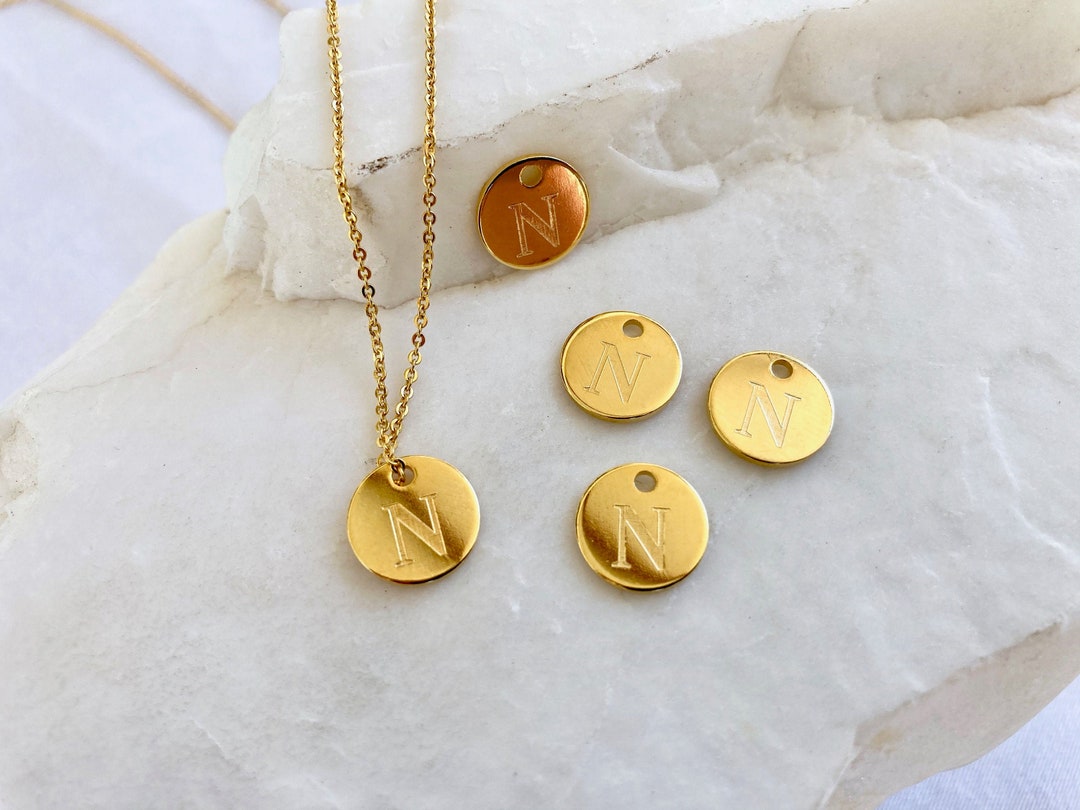 WADORN Alphabet Charms - 26 Vergoldete Buchstaben Für DIY-Schmuck