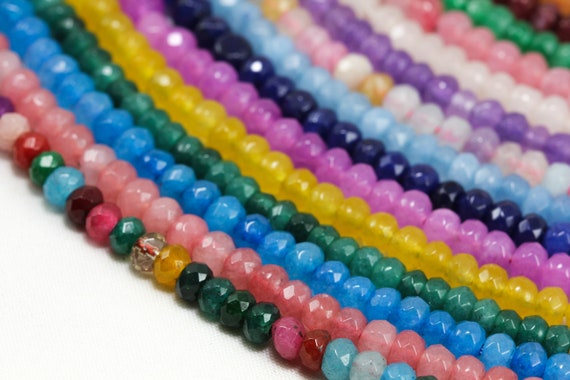 Un Filo Di Pietra Del Sole Sfaccettata Diametro 8 Mm - Foto 8