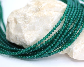 Fil De Perles En Jade Rouge Vif 8mm - Environ 46 Pièces Sur 39 Cm, Neuf Pour Création Bijoux