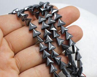 6mm Arrow Hematite Beads, 1 Strand 32 pcs / HBY-071